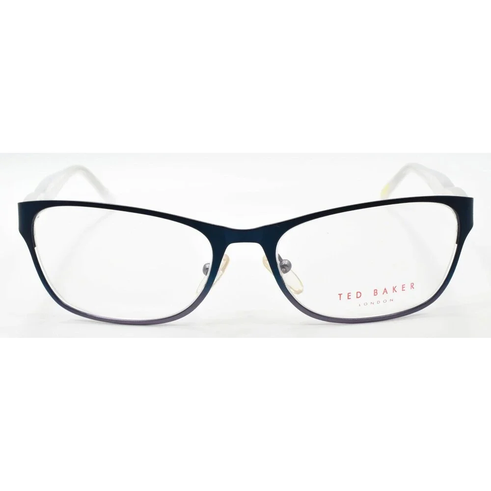 Ted Baker Rigger 2213 696 Women's Eyeglasses Frames 51-17-135 Navy / Light Blue
